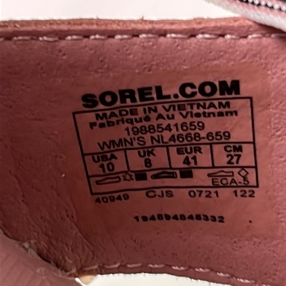 NWOB Sorel Eraser Pink Moonstone Explorer Blitz Multi Strap Sandal Size 10 - Picture 6 of 6